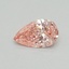 0.32 Ct. Fancy Vivid Pink Pear Lab Grown Diamond