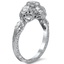 The Bliss Ring, smalltop view on a hand