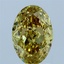 2.01 Ct. Fancy Intense Yellow Oval Lab Grown Diamond
