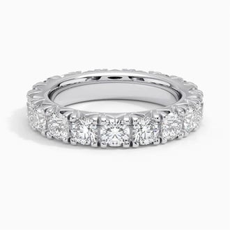 French Pavé Eternity Lab Diamond Ring (3 ct. tw.)