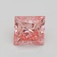 1.71 Ct. Fancy Vivid Pink Princess Lab Grown Diamond