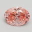 2.03 Ct. Fancy Vivid Pink Oval Lab Grown Diamond