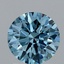 1.60 Ct. Fancy Vivid Blue Round Lab Grown Diamond