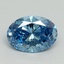 1.01 Ct. Fancy Vivid Blue Oval Lab Grown Diamond