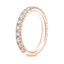 14K Rose Gold Anthology Three-Quarter Coverage Diamond Ring, smallside view
