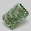 2.12 Ct. Fancy Vivid Green Radiant Lab Grown Diamond