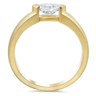 Custom Frosted Semi-Bezel Ring