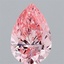0.99 Ct. Fancy Vivid Pink Pear Lab Grown Diamond
