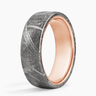 Magnus 7mm Wedding Ring in 14K Rose Gold