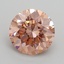 1.51 Ct. Fancy Intense Pink Round Lab Grown Diamond