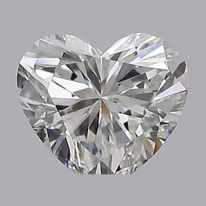 Heart diamond — real photo