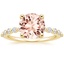 18K Yellow Gold Marseille Half Coverage Diamond Ring (1/4 ct. tw.), smalltop view