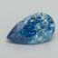 1.57 Ct. Fancy Vivid Blue Pear Lab Grown Diamond