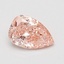 0.74 Ct. Fancy Vivid Pink Pear Lab Grown Diamond