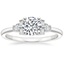 Platinum Mezzanine Diamond Ring, smalltop view