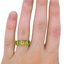 The Rema Ring, smallzoomed in top view on a hand