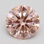 2.70 Ct. Fancy Intense Pink Round Lab Grown Diamond