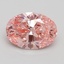 1.80 Ct. Fancy Vivid Pink Oval Lab Grown Diamond