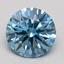 2.05 Ct. Fancy Vivid Blue Round Lab Grown Diamond