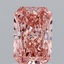 1.59 Ct. Fancy Vivid Pink Radiant Lab Grown Diamond