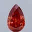 1.63 Ct. Fancy Vivid Pinkish Orange Pear Lab Grown Diamond