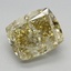 4.26 Ct. Fancy Intense Yellow Cushion Lab Grown Diamond