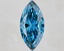 4.32 Ct. Fancy Vivid Blue Marquise Lab Grown Diamond