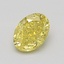 0.51 Ct. Fancy Intense Yellow Oval Diamond
