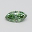 0.51 Ct. Fancy Vivid Green Marquise Lab Grown Diamond