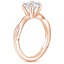 14K Rose Gold Alouette Ring, smallside view