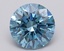 1.50 Ct. Fancy Vivid Blue Round Lab Grown Diamond