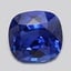 8.3x7.9mm  Blue  Cushion   Sapphire