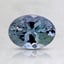 7.5x5.5mm Unheated Parti-Color Oval Tanzanite