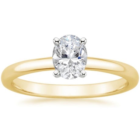 18K Yellow Gold 2mm Comfort Fit Bridal Set