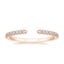 14K Rose Gold Sia Three-Quarter Coverage Diamond Ring (1/5 ct. tw.), smalltop view