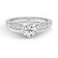 Custom Vintage-Inspired Cathedral Diamond Ring