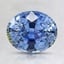 8.9x7.5mm Blue Oval Sapphire