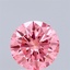 2.04 Ct. Fancy Vivid  Pink Round Lab Grown Diamond