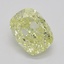 1.10 Ct. Fancy Yellow Cushion Diamond