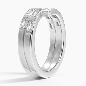 Brenna Baguette Lab Diamond Wrap Ring (1 1/5 ct. tw.)