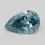 0.62 Ct. Fancy Vivid Blue Pear Lab Grown Diamond