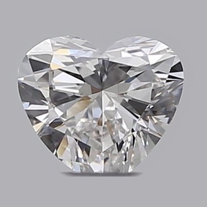 Heart diamond — real photo
