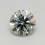 0.51 Ct. Fancy Intense Green Round Lab Grown Diamond