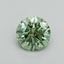 0.50 Ct. Fancy Vivid Green Round Lab Grown Diamond