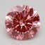 2.06 Ct. Fancy Vivid Pink Round Lab Grown Diamond
