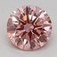 1.04 Ct. Fancy Intense Pink Round Lab Grown Diamond