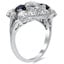 The Tazanna Ring, smalltop view on a hand