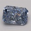 2.01 Ct. Fancy Vivid Blue Radiant Lab Grown Diamond