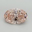 3.62 Ct. Fancy Intense Pink Oval Lab Grown Diamond
