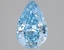 2.08 Ct. Fancy Vivid Blue Pear Lab Grown Diamond